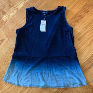 NWT J Jill Pure Jill peplum ombré tank